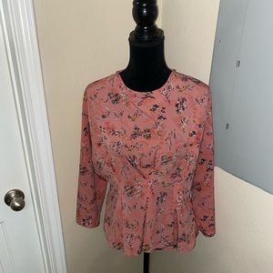 Topshop Peplum Style Blouse